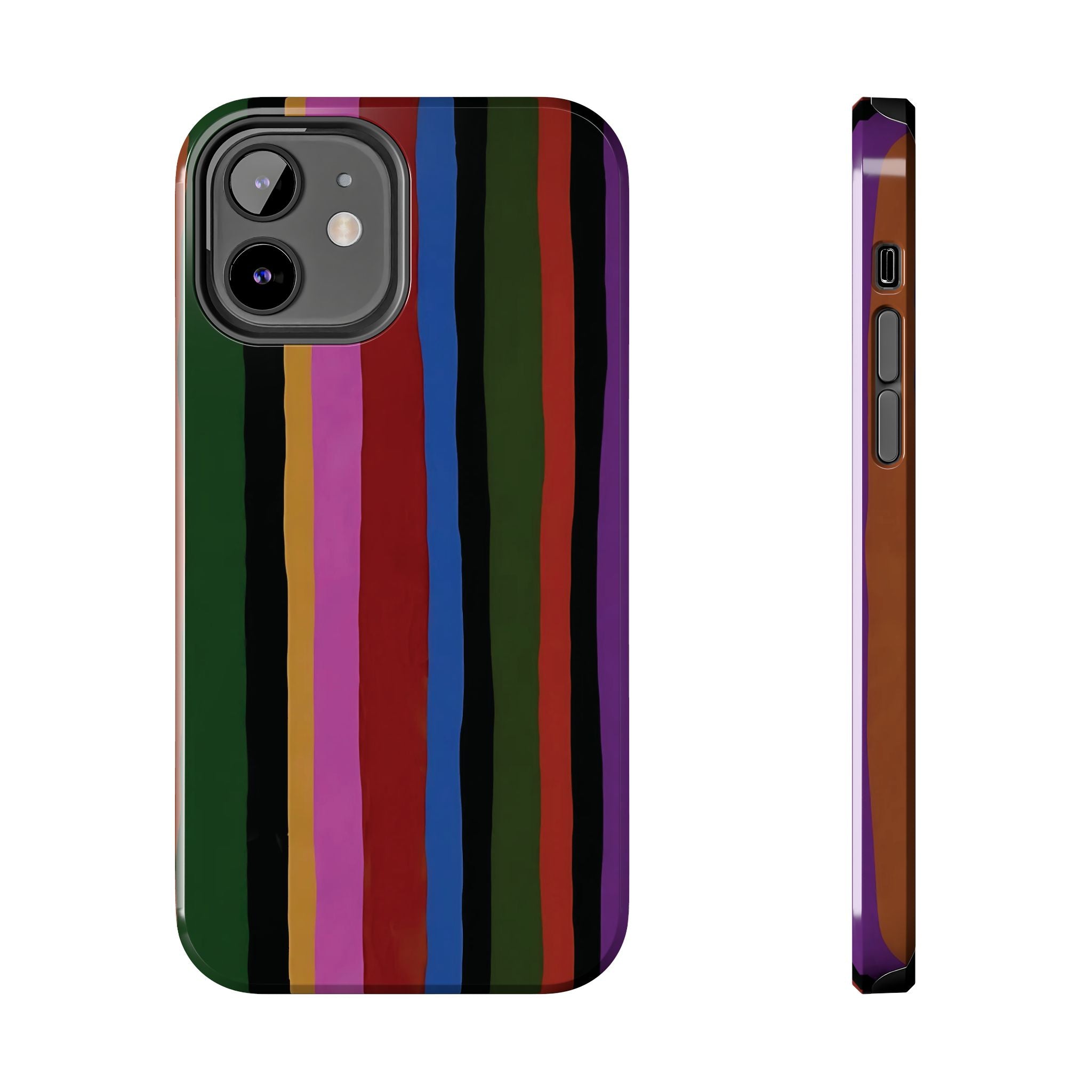 Painted Stripes iPhone Case