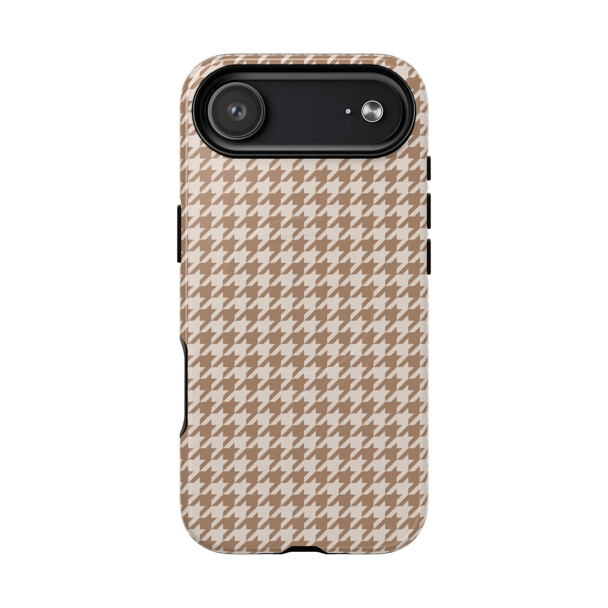 Chic Happens | Camel Houndstooth MagSafe Case