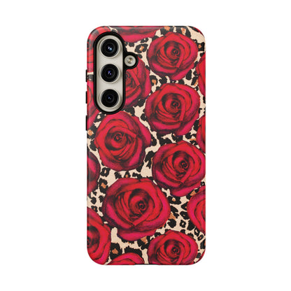 Rose Leopard | Red Floral Case