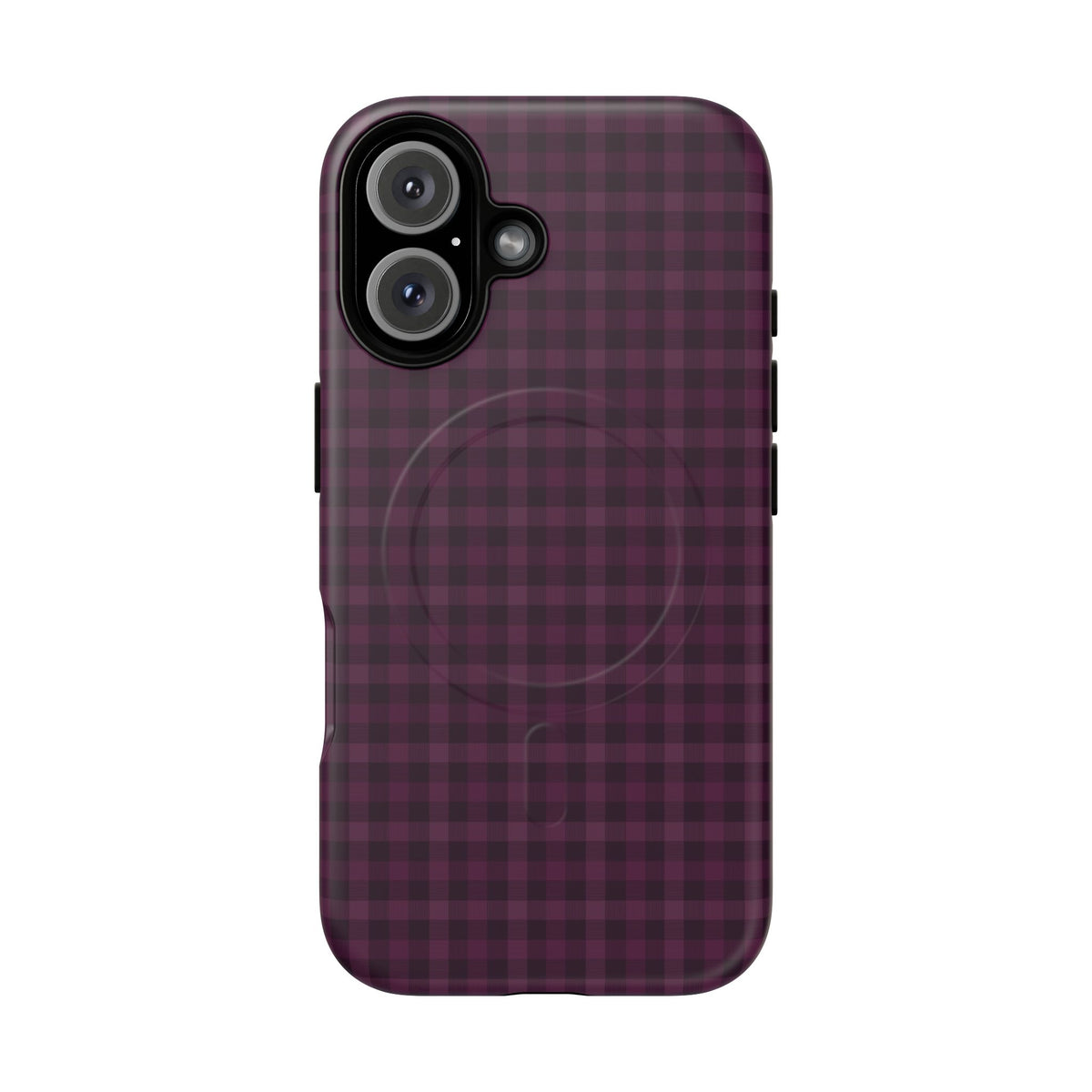 Plum Crush | Purple Plaid MagSafe Case
