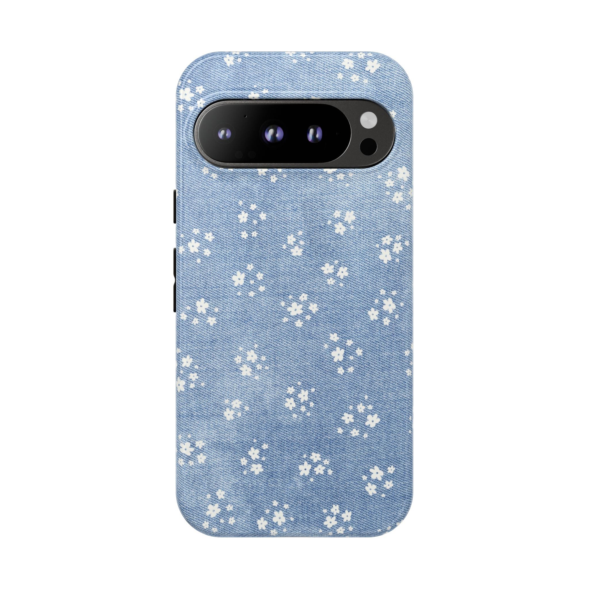 Denim Daisy Phone Case