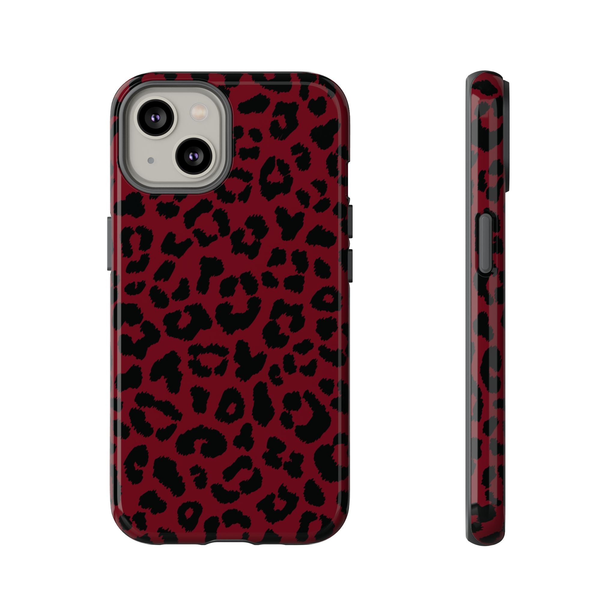Gone Wild | Funda para iPhone con estampado de leopardo rojo