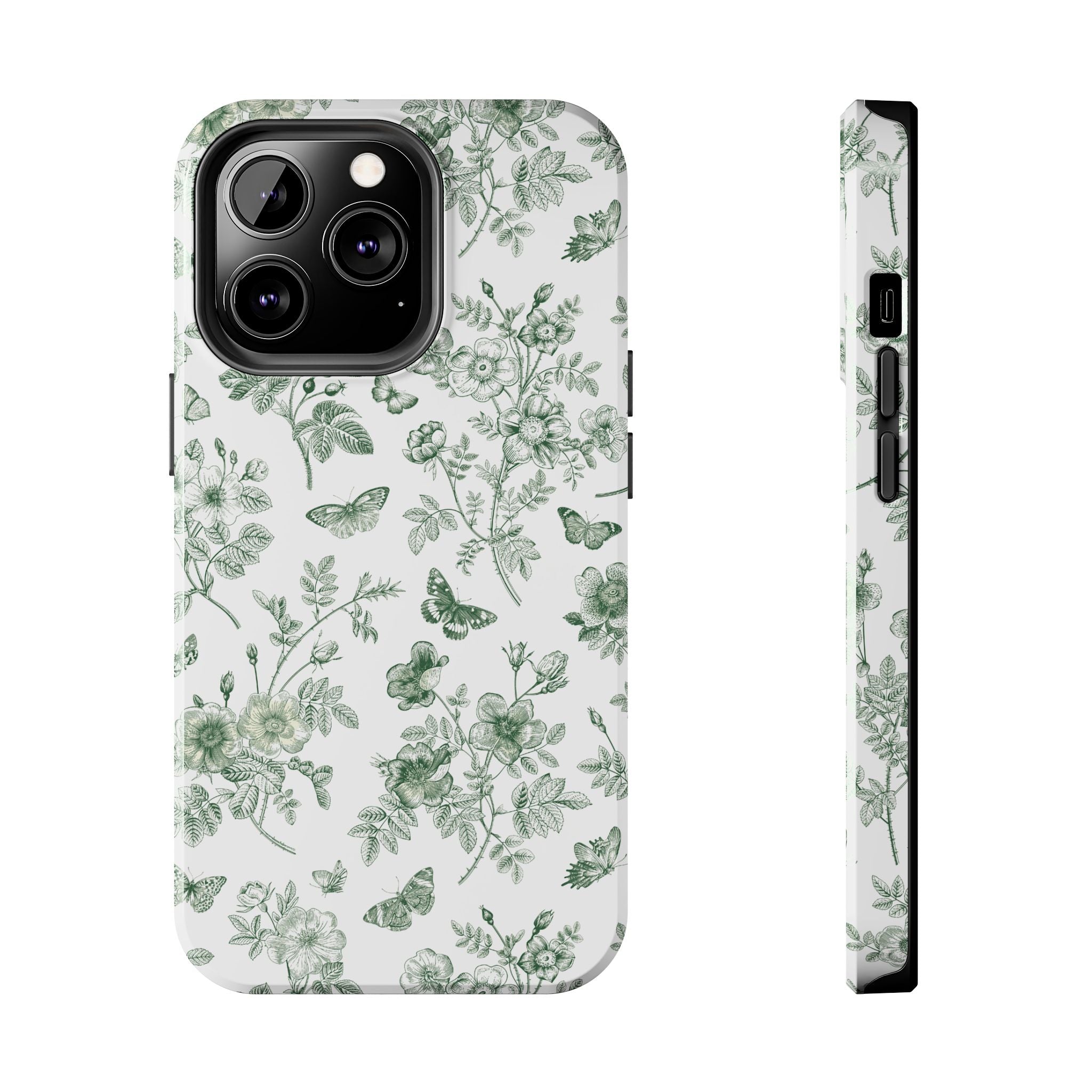Butterfly Garden Floral iPhone Case
