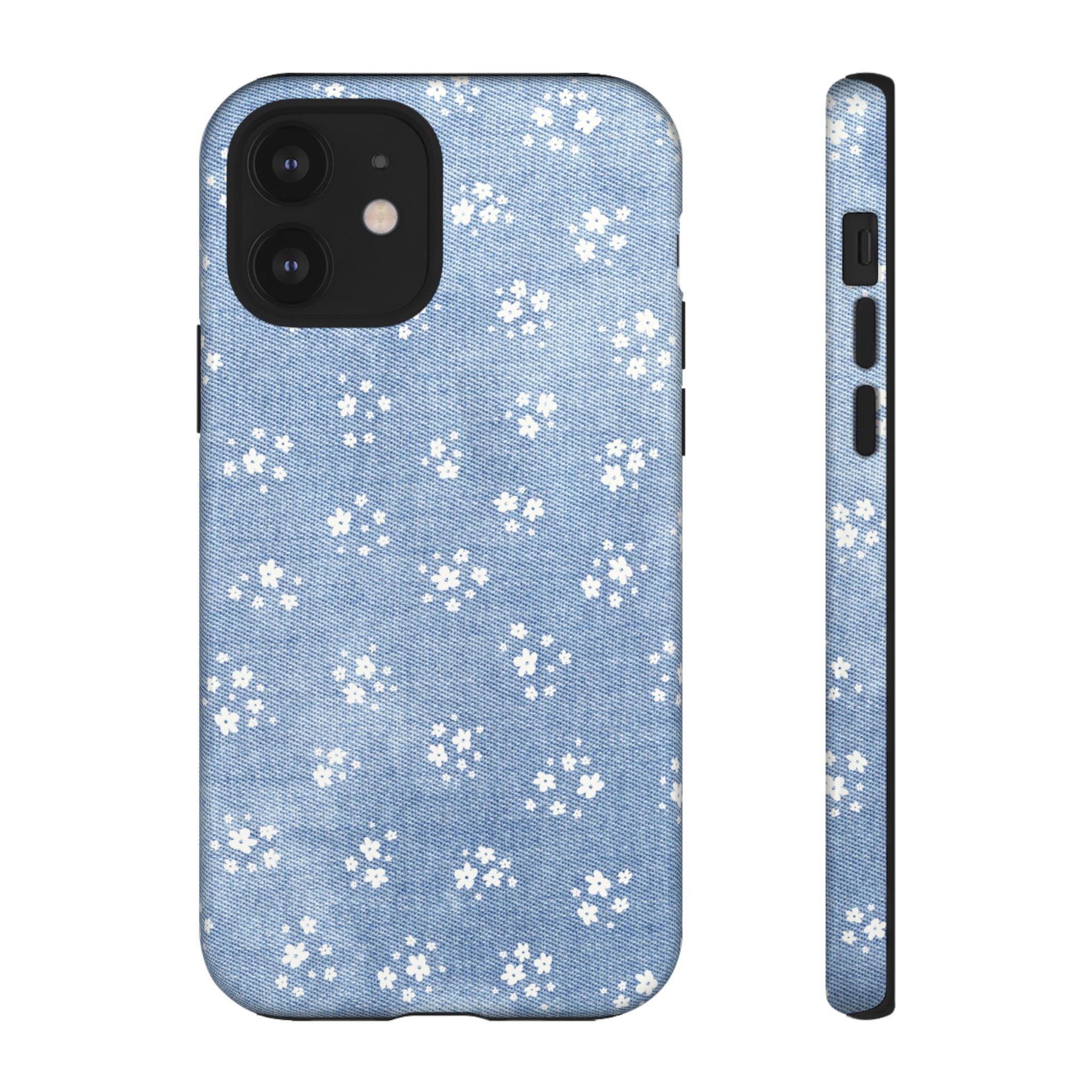 Denim Daisy Phone Case
