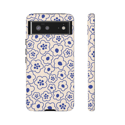 Blossom | Blue Retro Flower Case