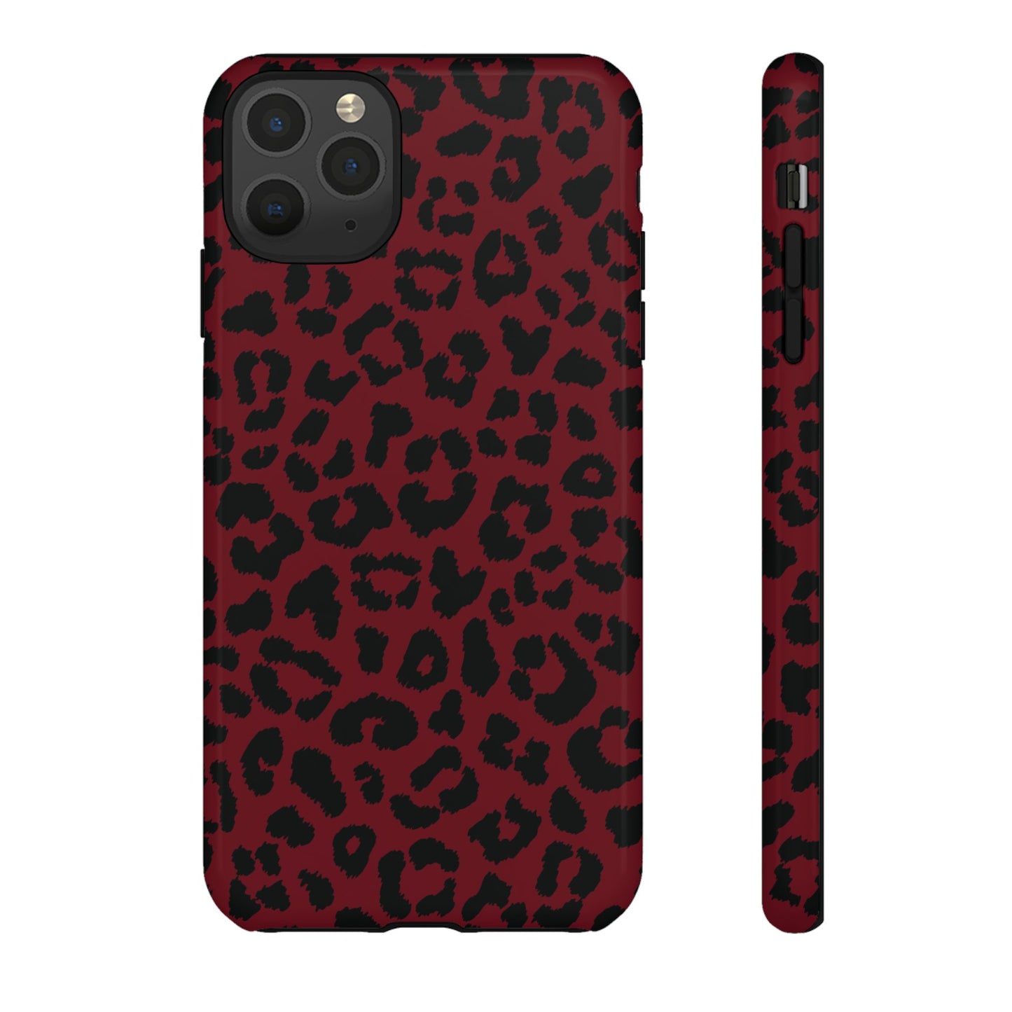 Gone Wild  | Red Leopard Print iPhone Case