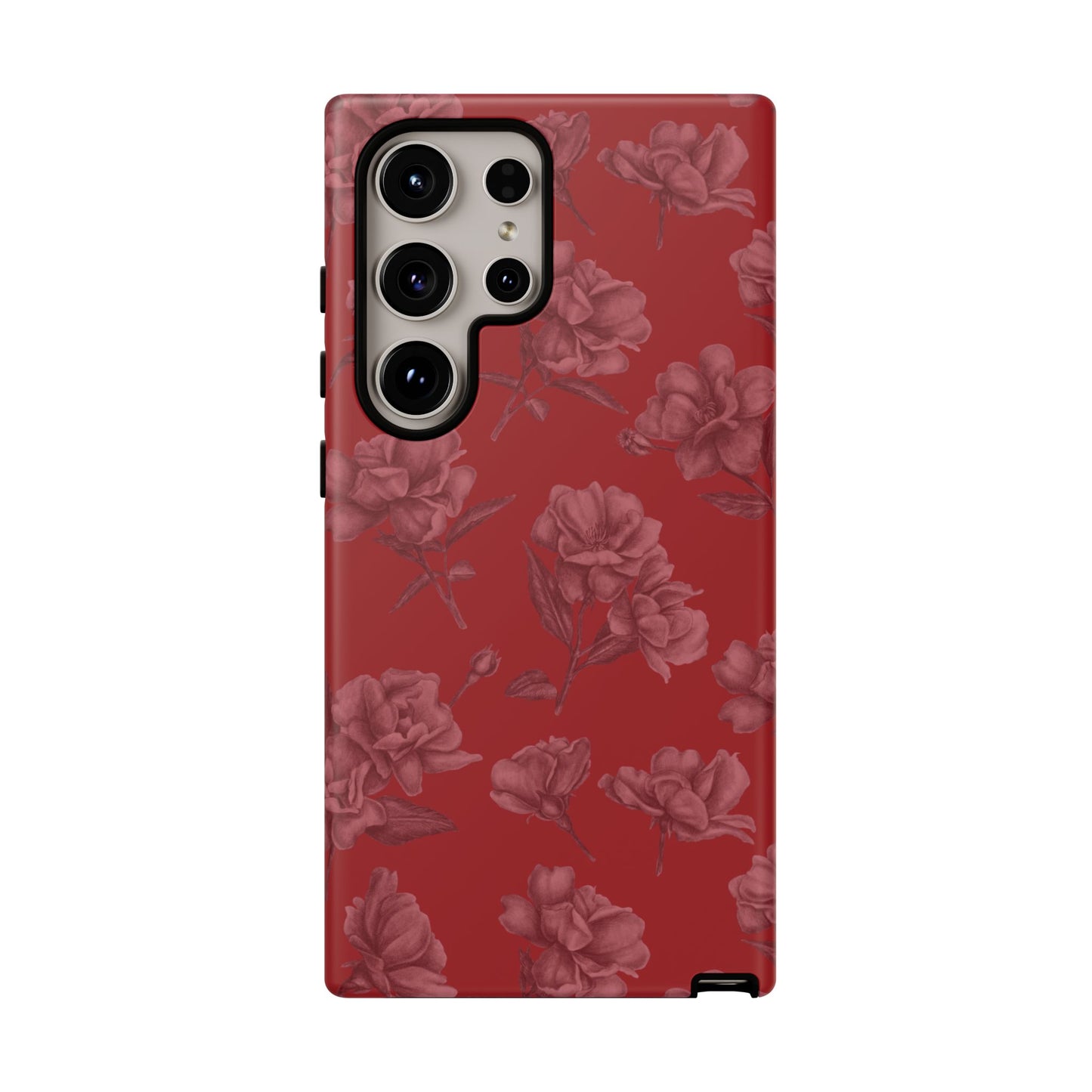 Roses Are Red | Red Floral Case