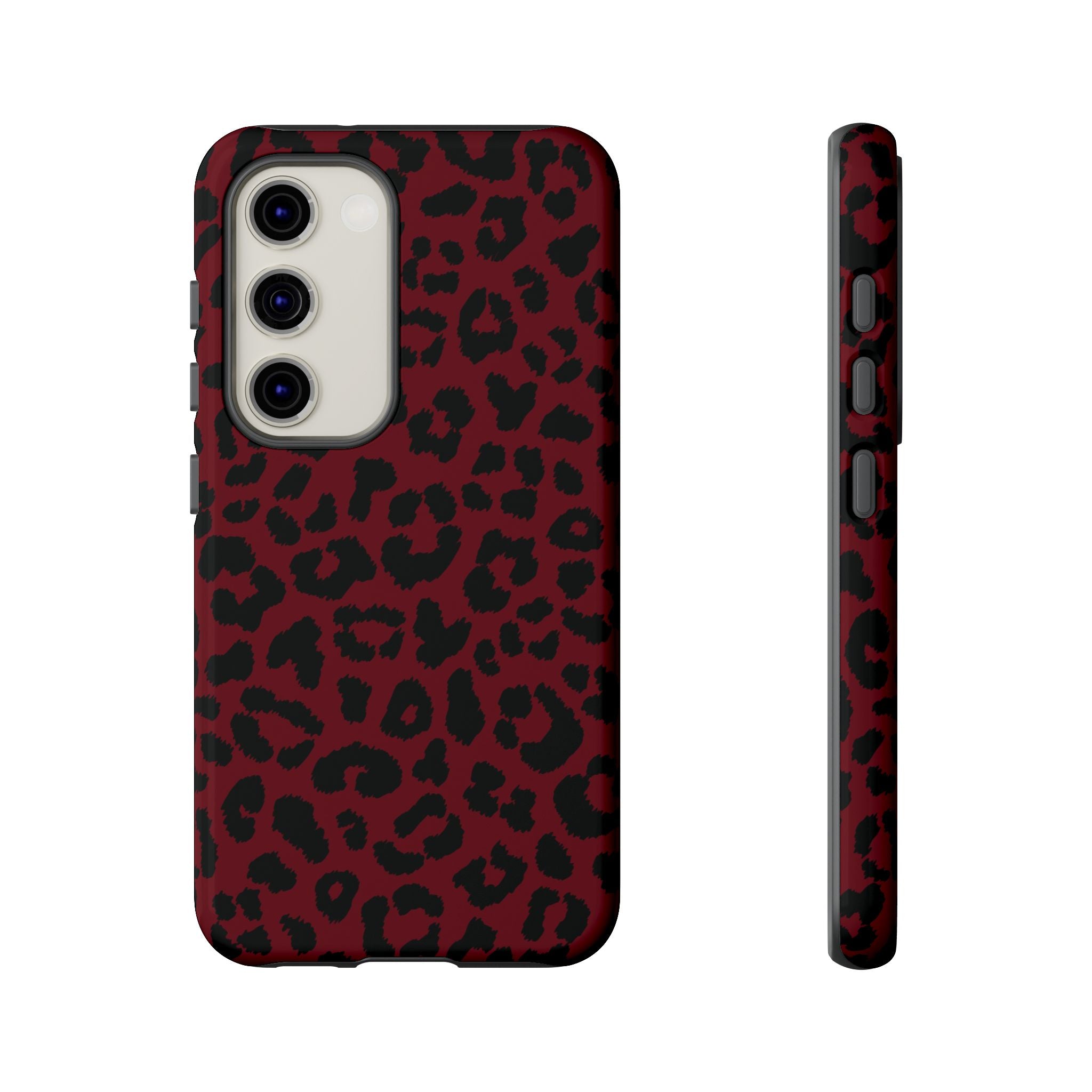 Gone Wild Red Leopard Print Galaxy Case