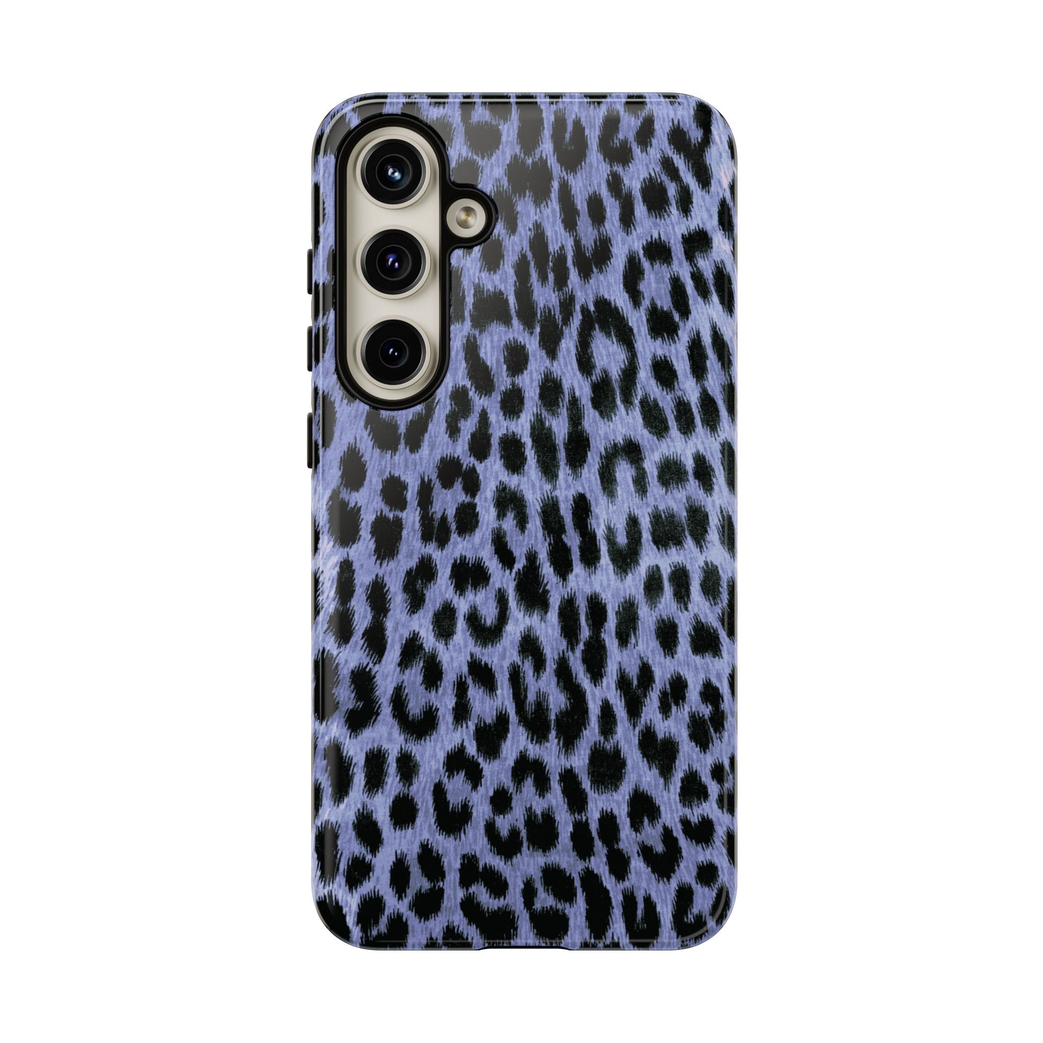Untamed | Blue Leopard Galaxy Case