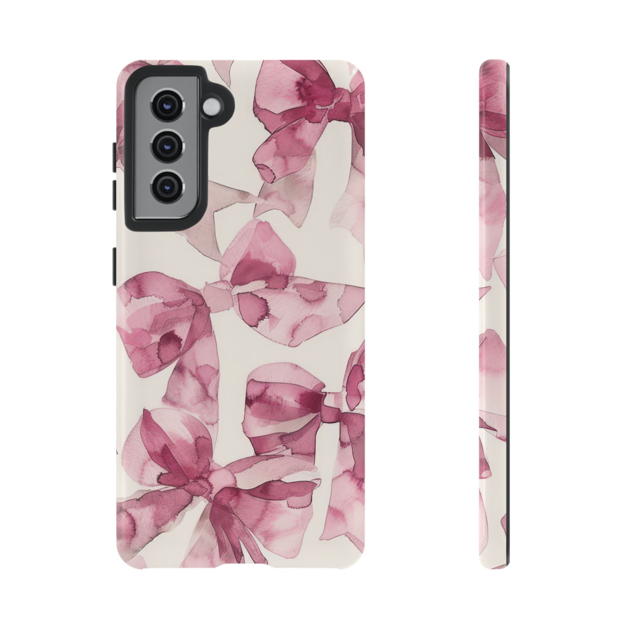 Whimsy Pink Bow Galaxy Case