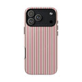 Pink on Repeat | Blush Stripe MagSafe Case