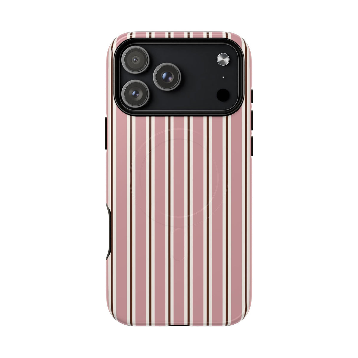 Pink on Repeat | Blush Stripe MagSafe Case