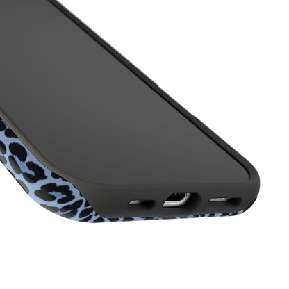 Into the Blue | Blue Leopard Print iPhone Case