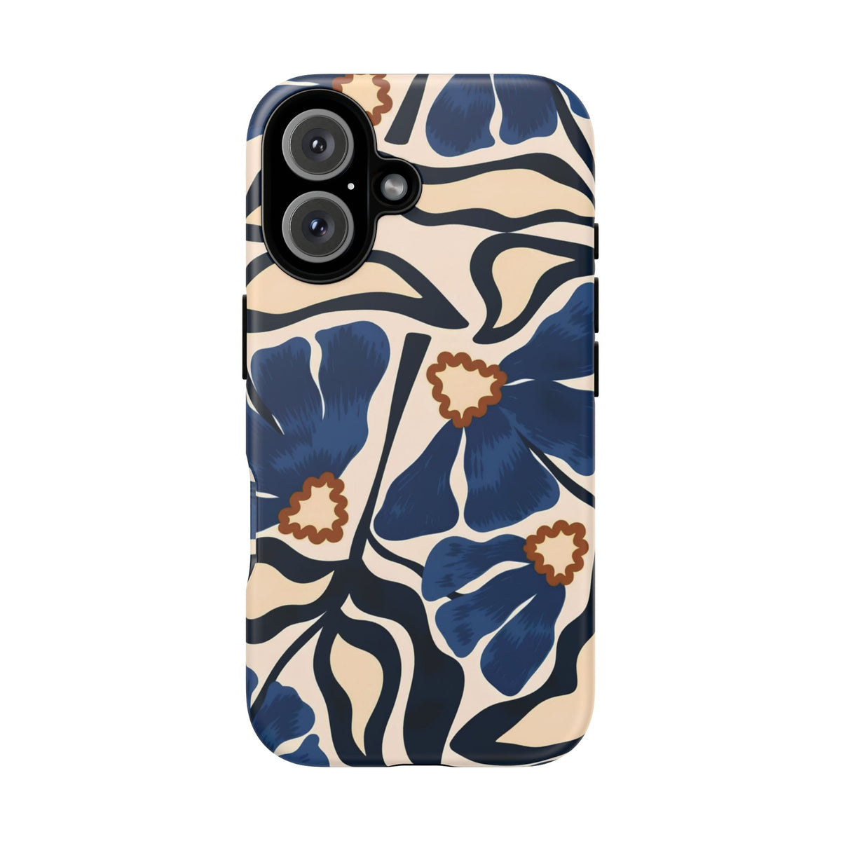 Blue Note | Painted Floral iPhone Case
