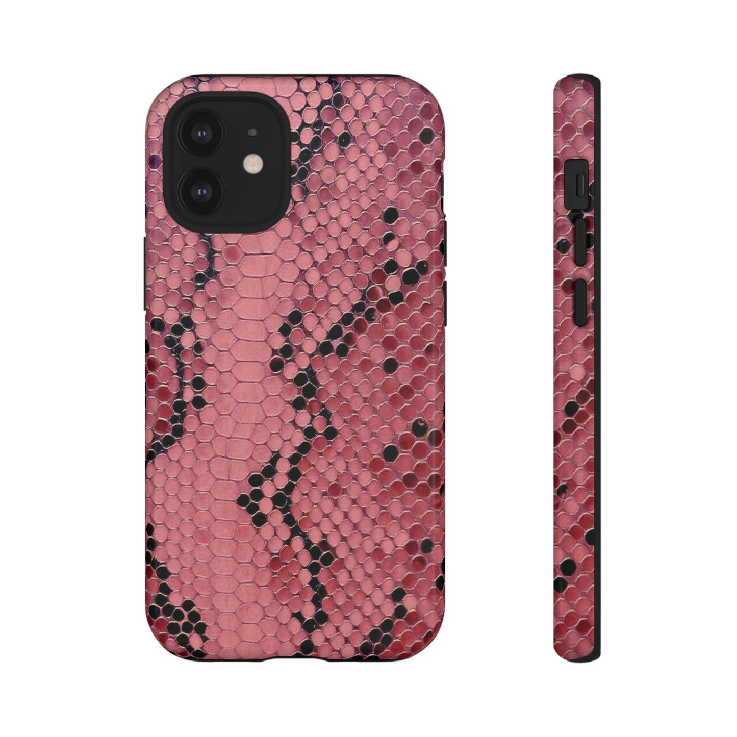 Python rose | Coque iPhone à imprimé serpent