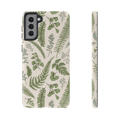 Vintage Botanical | Green Botanical Illustration Case