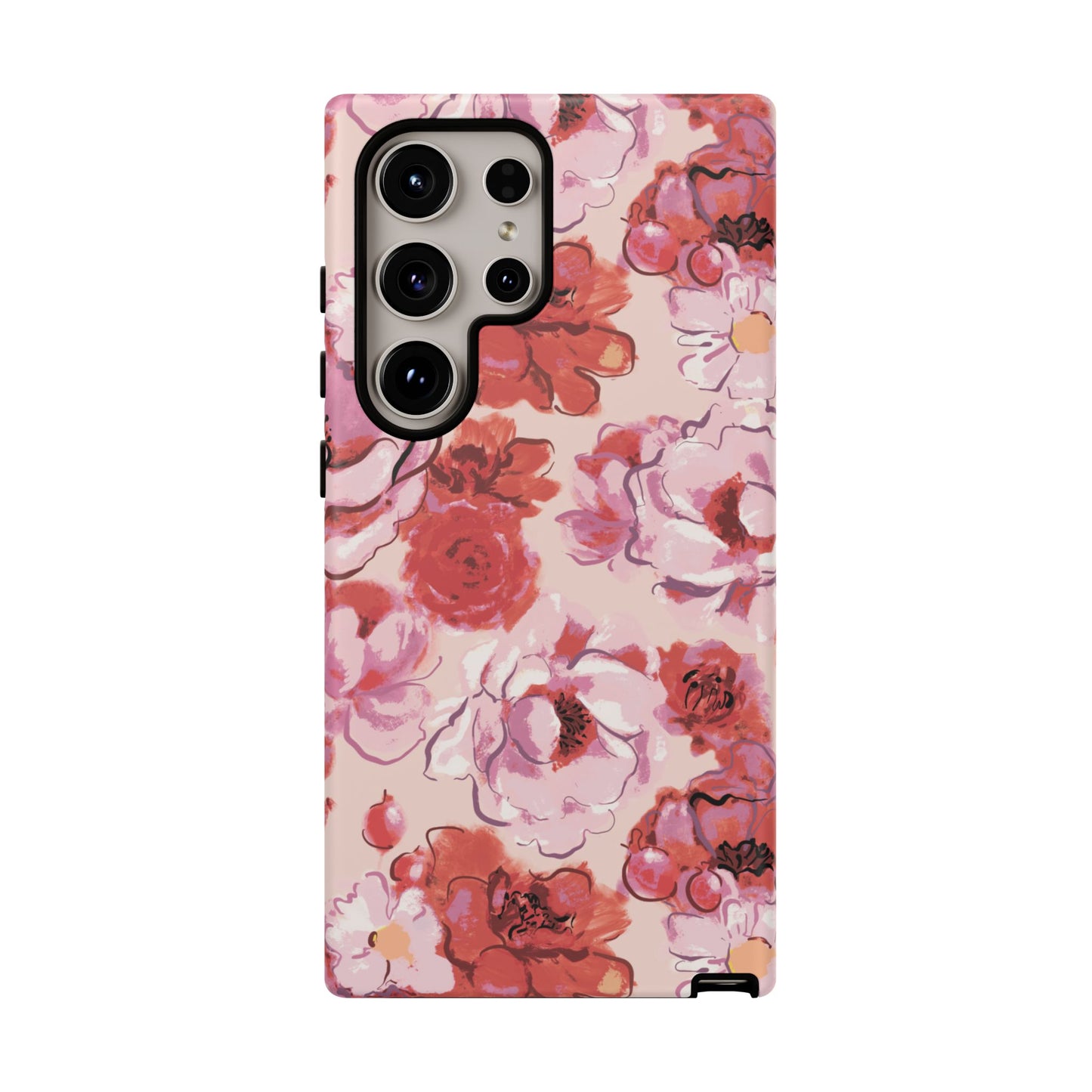 Charmed | Pink Painted Roses Case