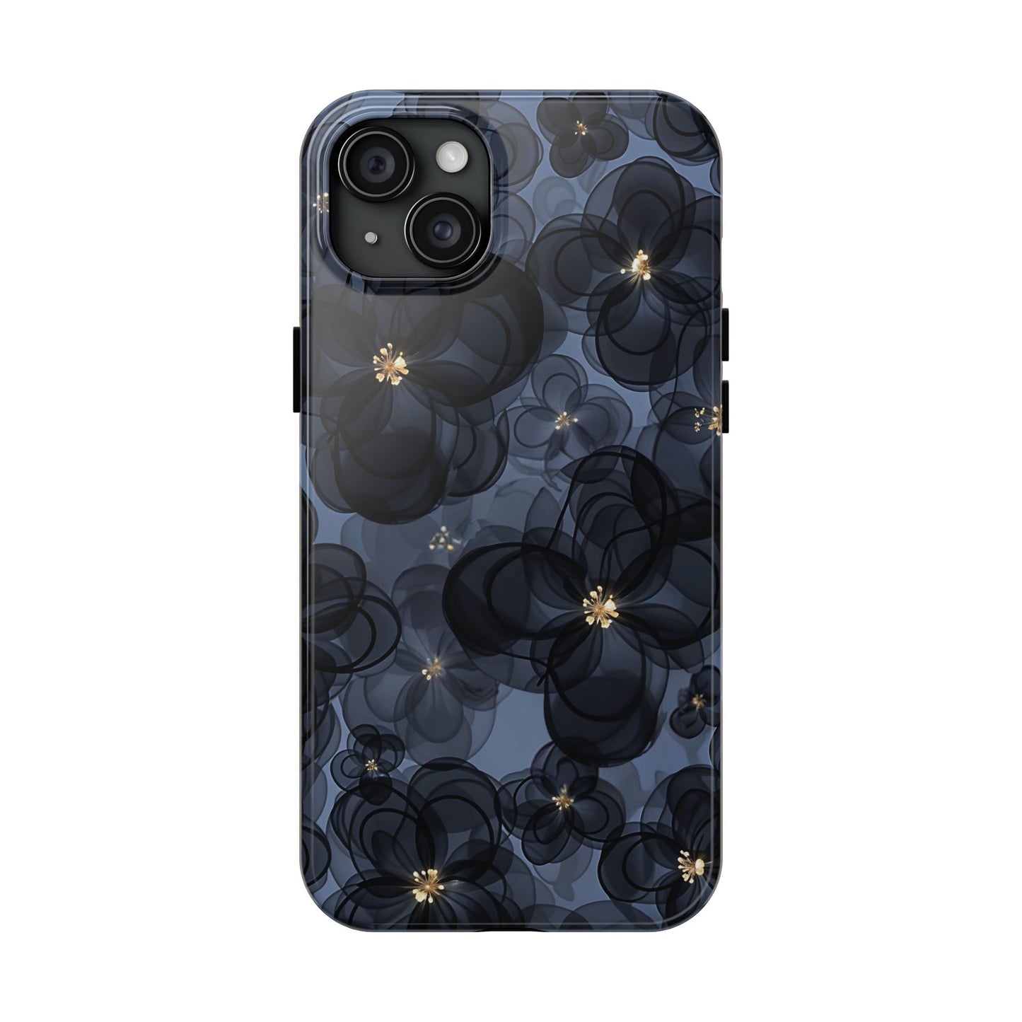 Petal Party | Coque iPhone à motif floral bleu