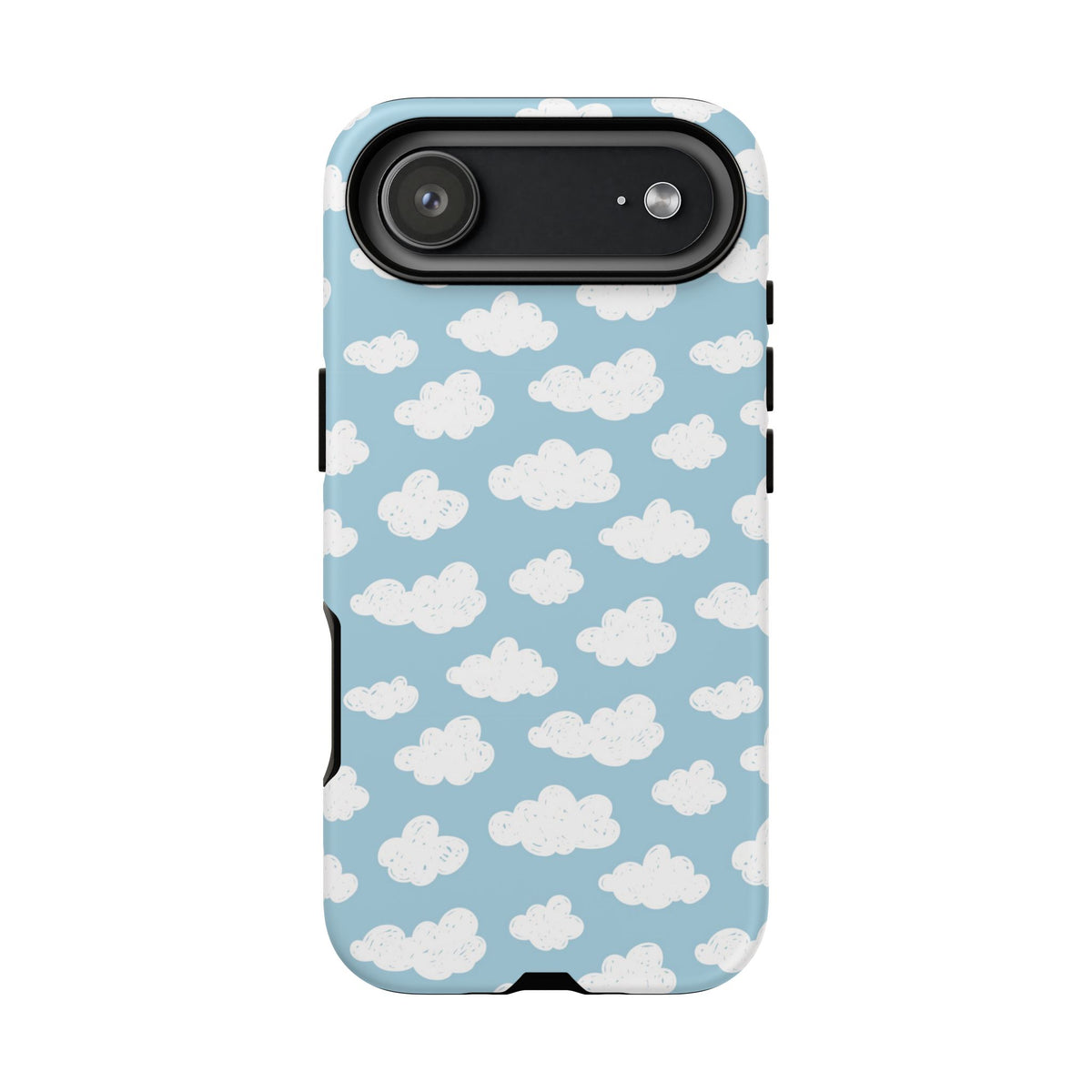 Cloud Nine | Blue Cloud Print iPhone Case