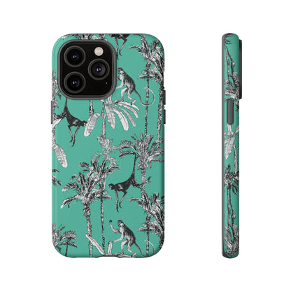 Monkey Business | Retro Tropical Palms Case