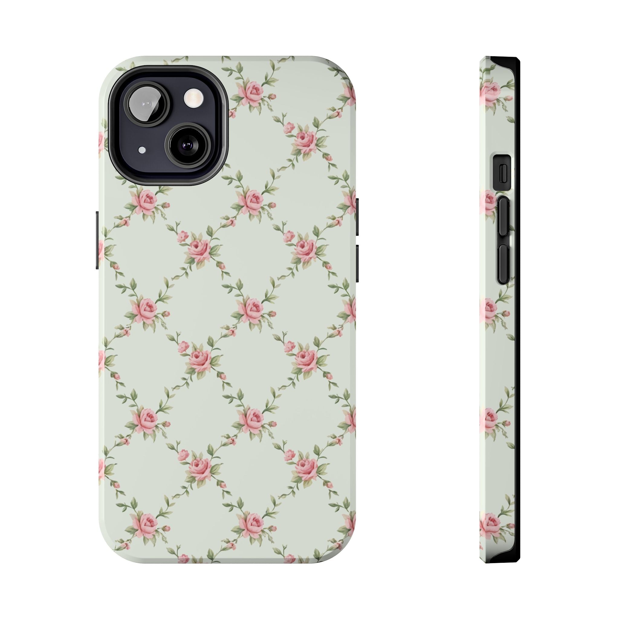 Rose Lattice Coquette iPhone Case