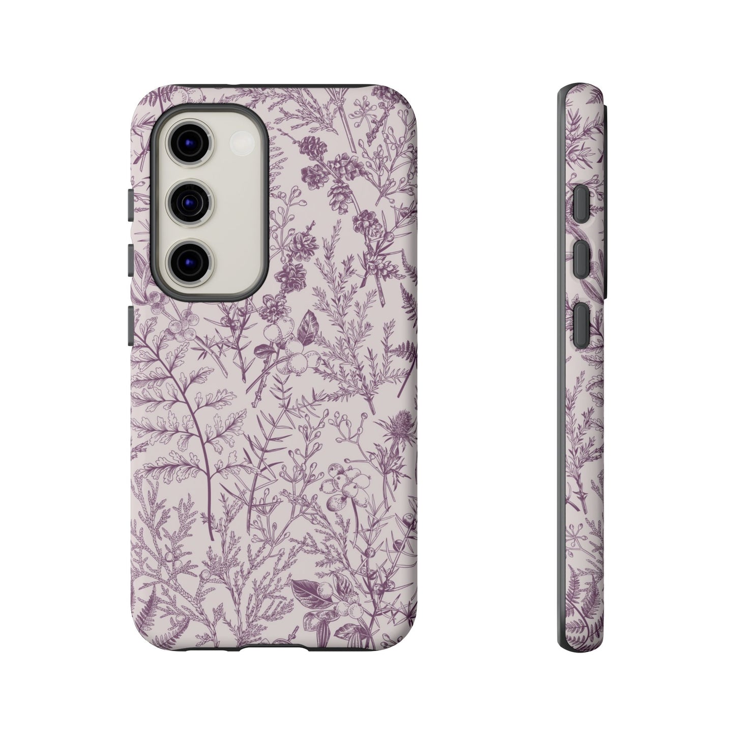 Plum Botanical Garden | Purple Floral Case