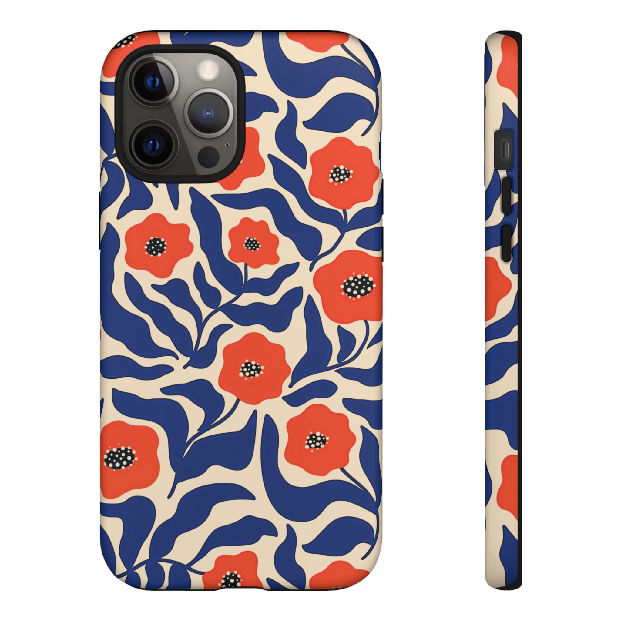Indigo Poppy Phone Case
