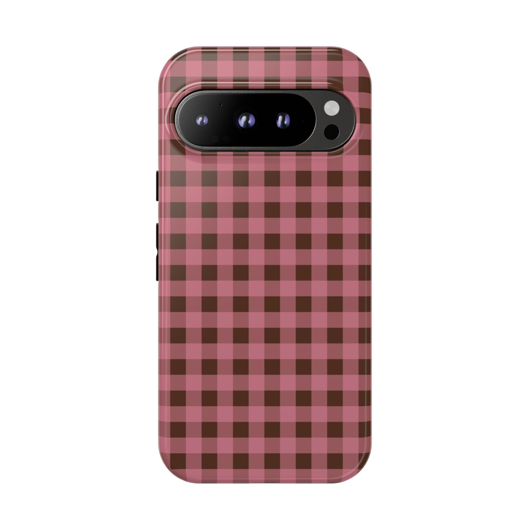 Rosy Gingham Phone Case
