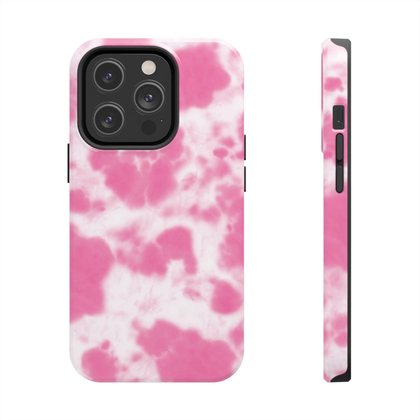 Strawberry Cow | Pink Cow Print iPhone Case