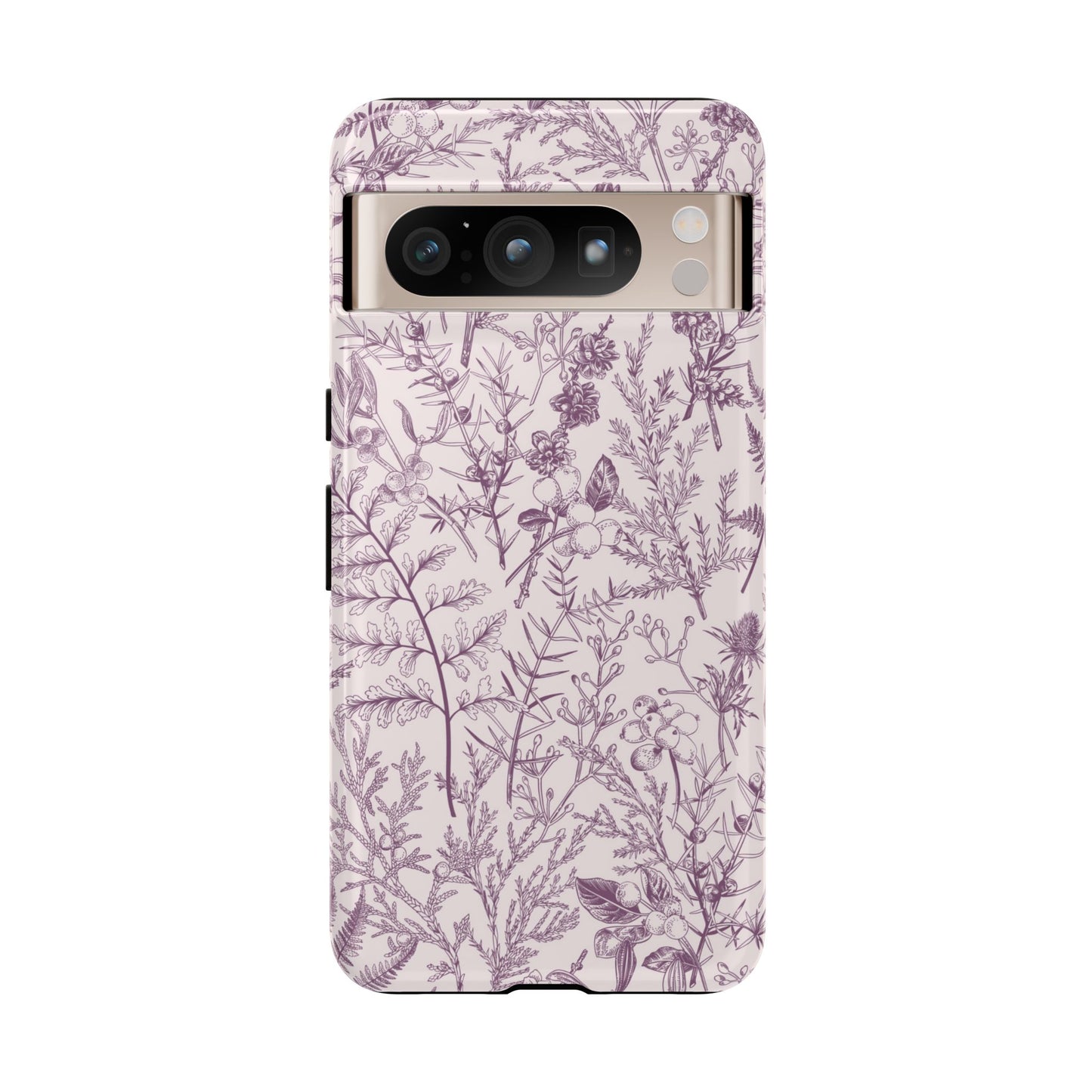 Plum Botanical Garden | Purple Floral Case