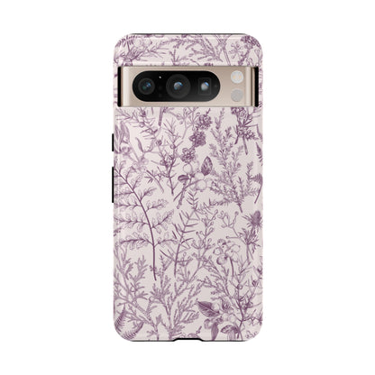 Plum Botanical Garden | Purple Floral Case