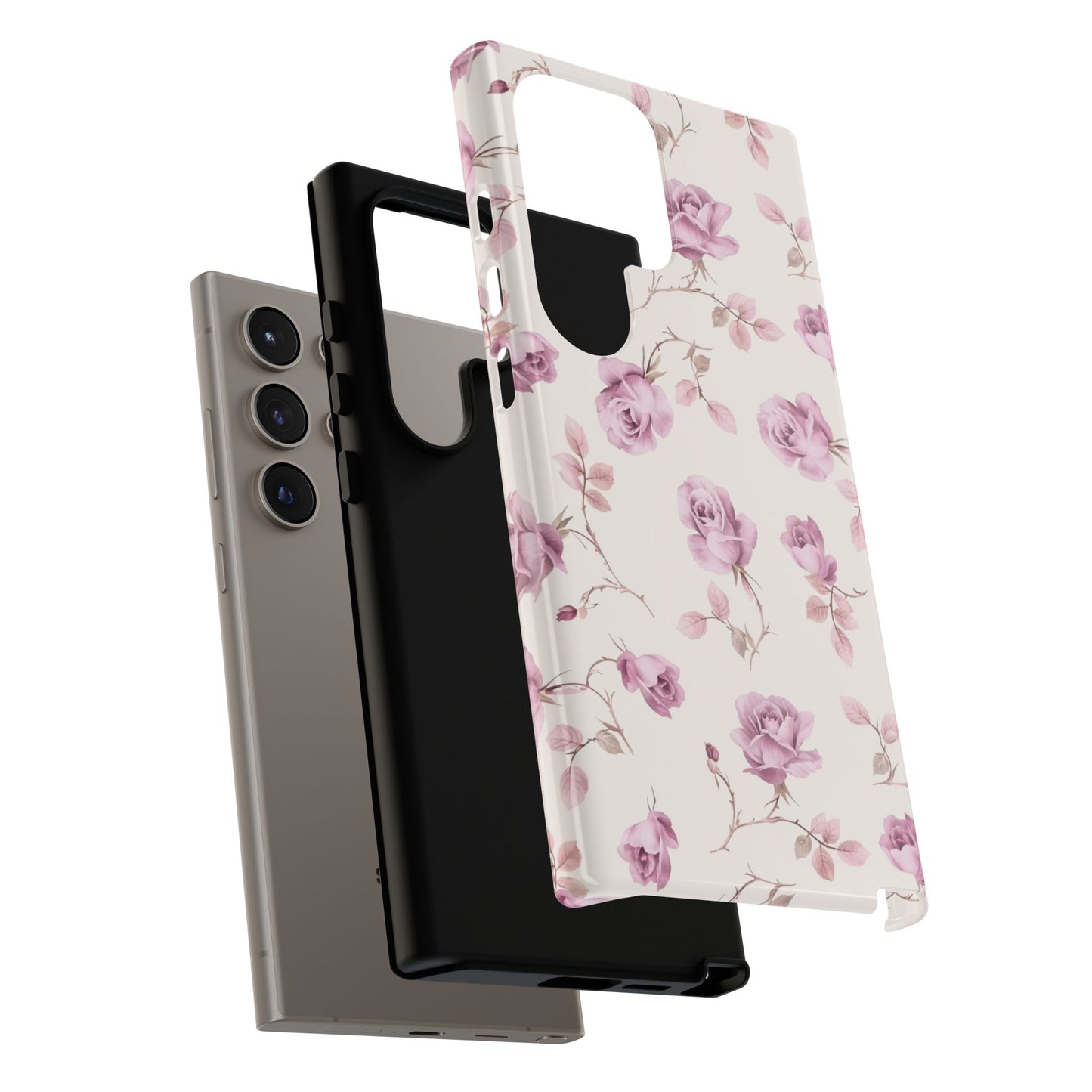 Estuche floral vintage con rosas | Galaxy Coquette