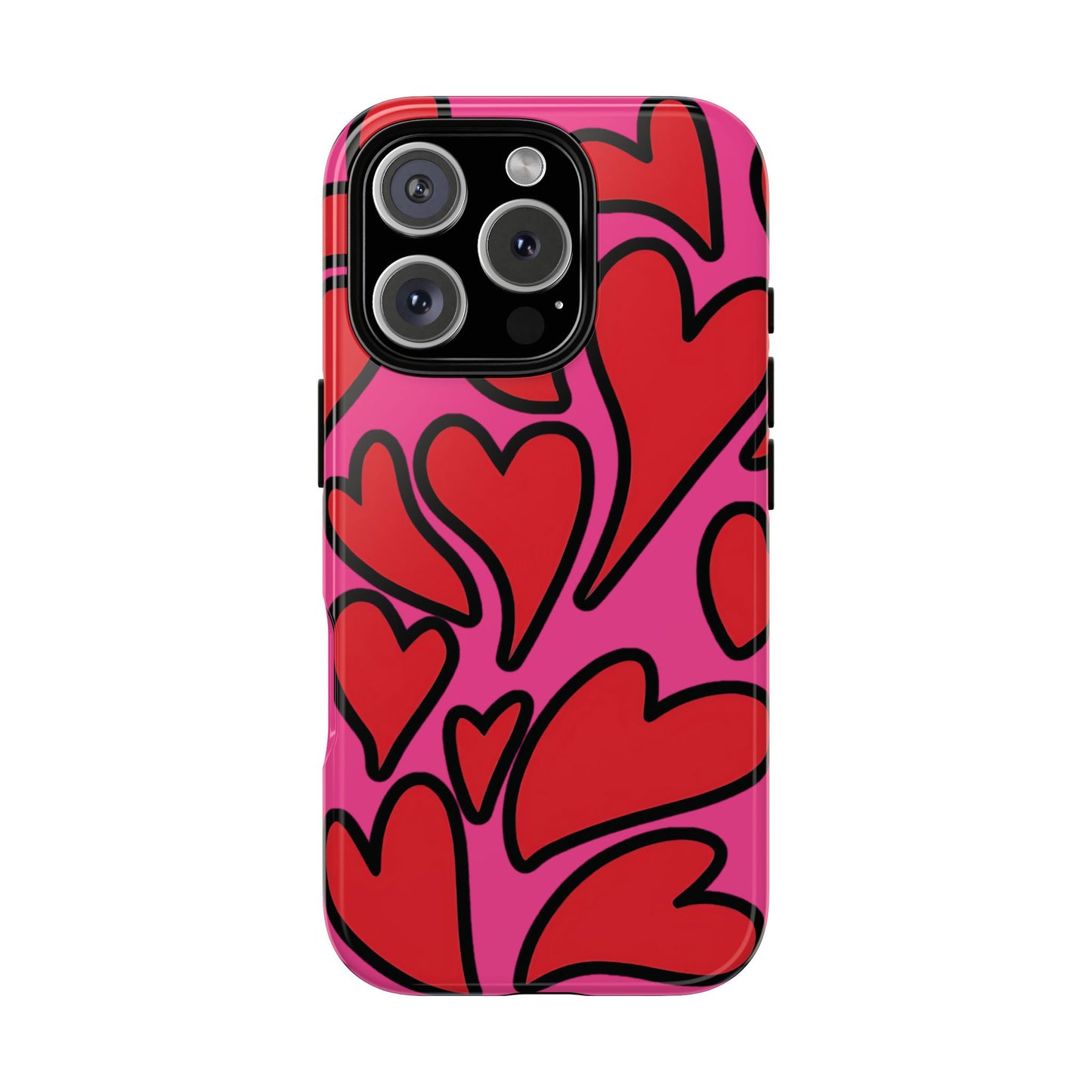 Summer Love | Retro Hearts iPhone Case