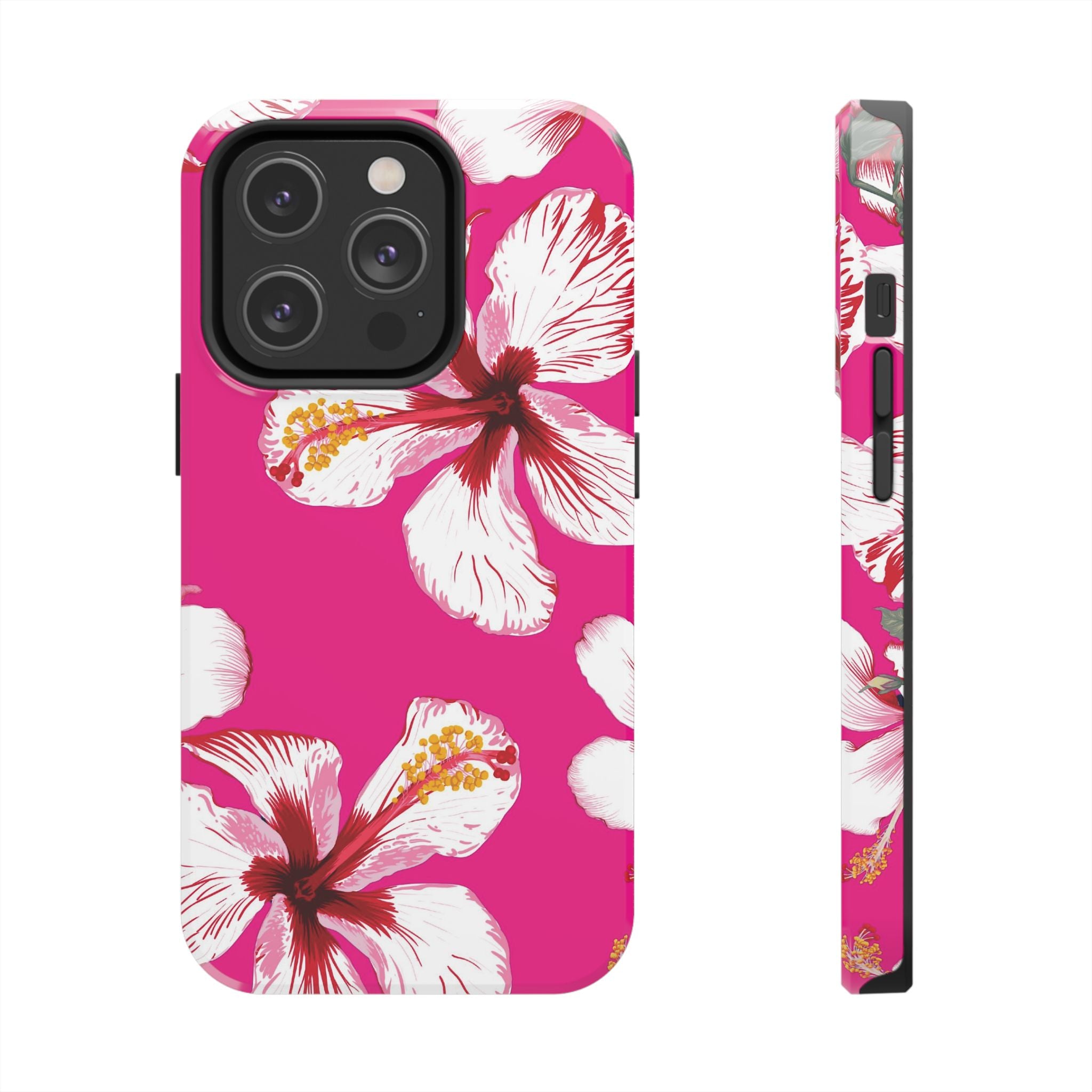 Pink Hibiscus iPhone Case