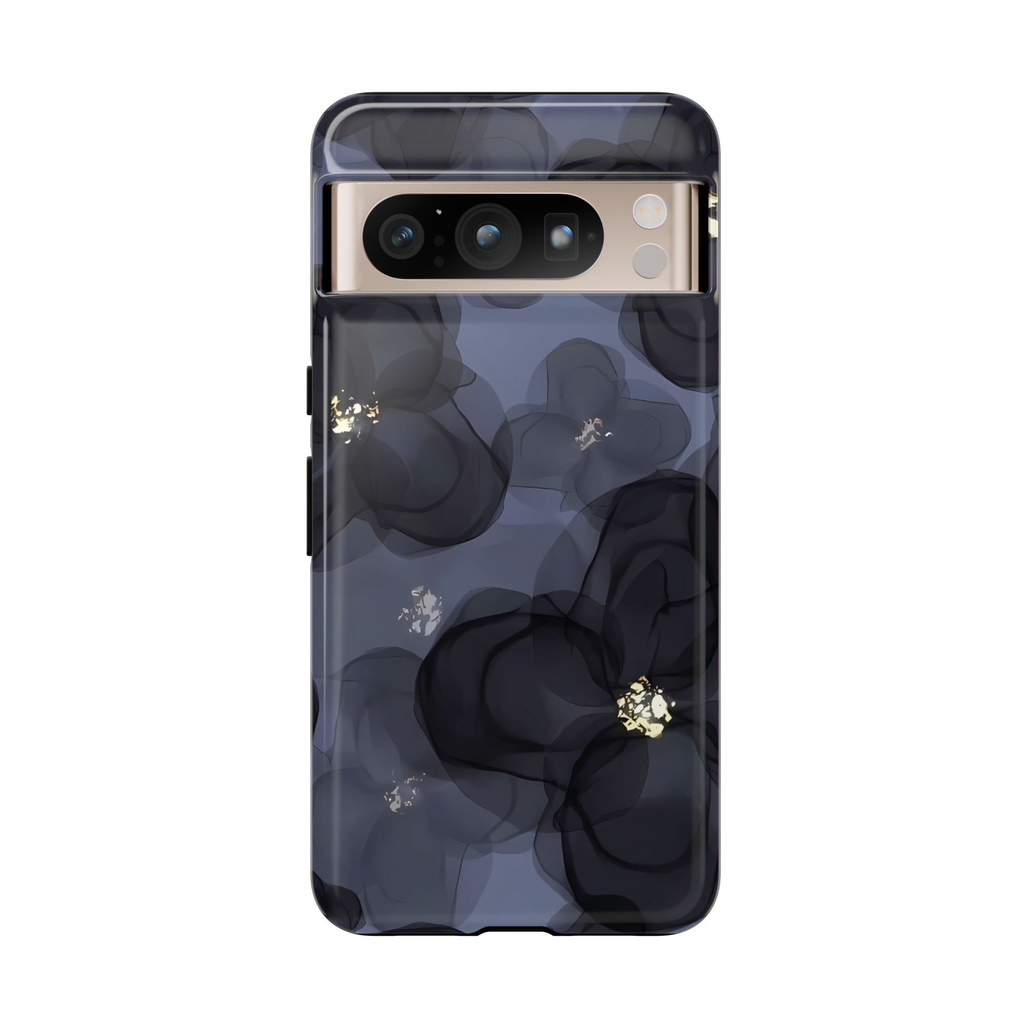 Doble exposición | Estuche con diseño floral llamativo