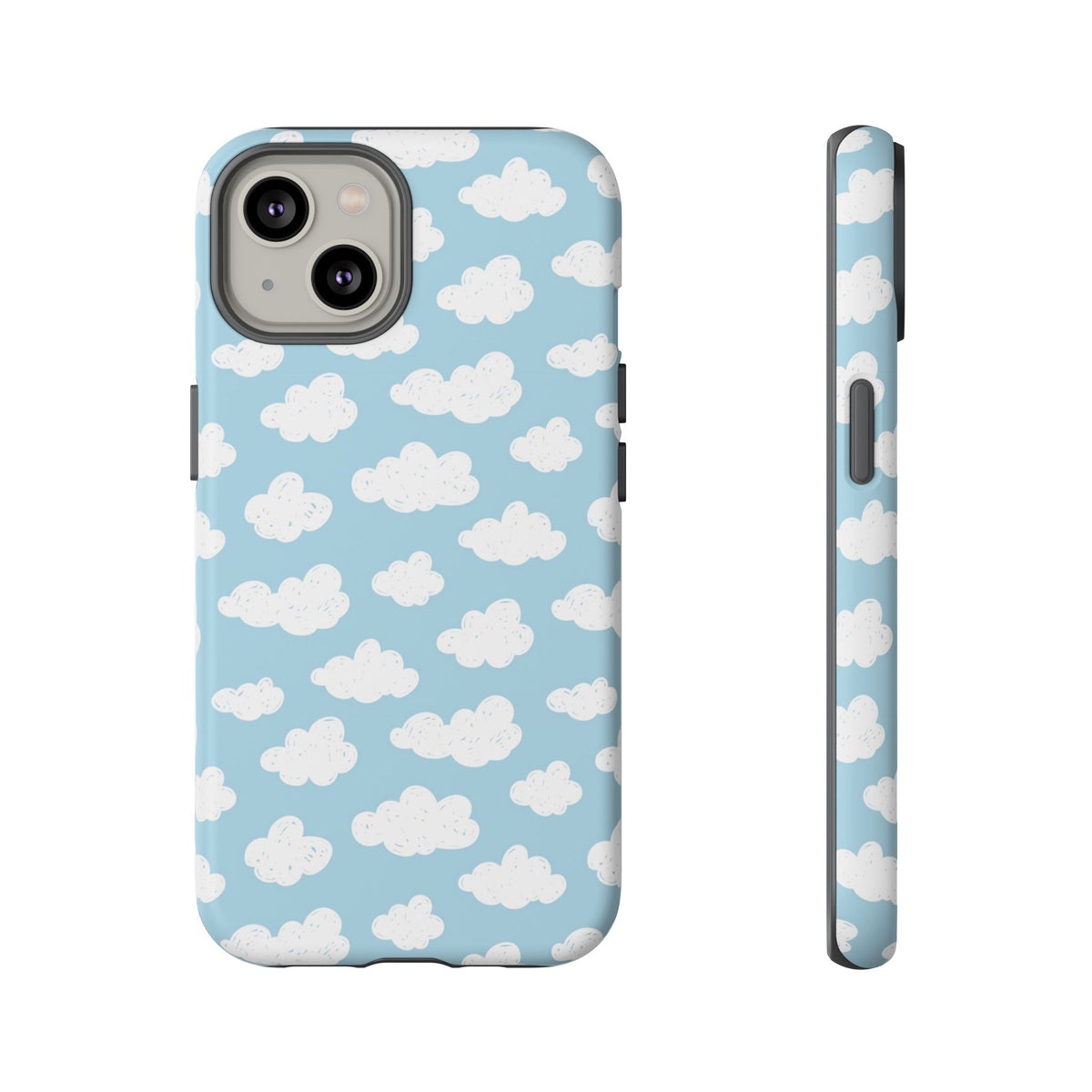 Cloud Nine | Blue Cloud Print iPhone Case