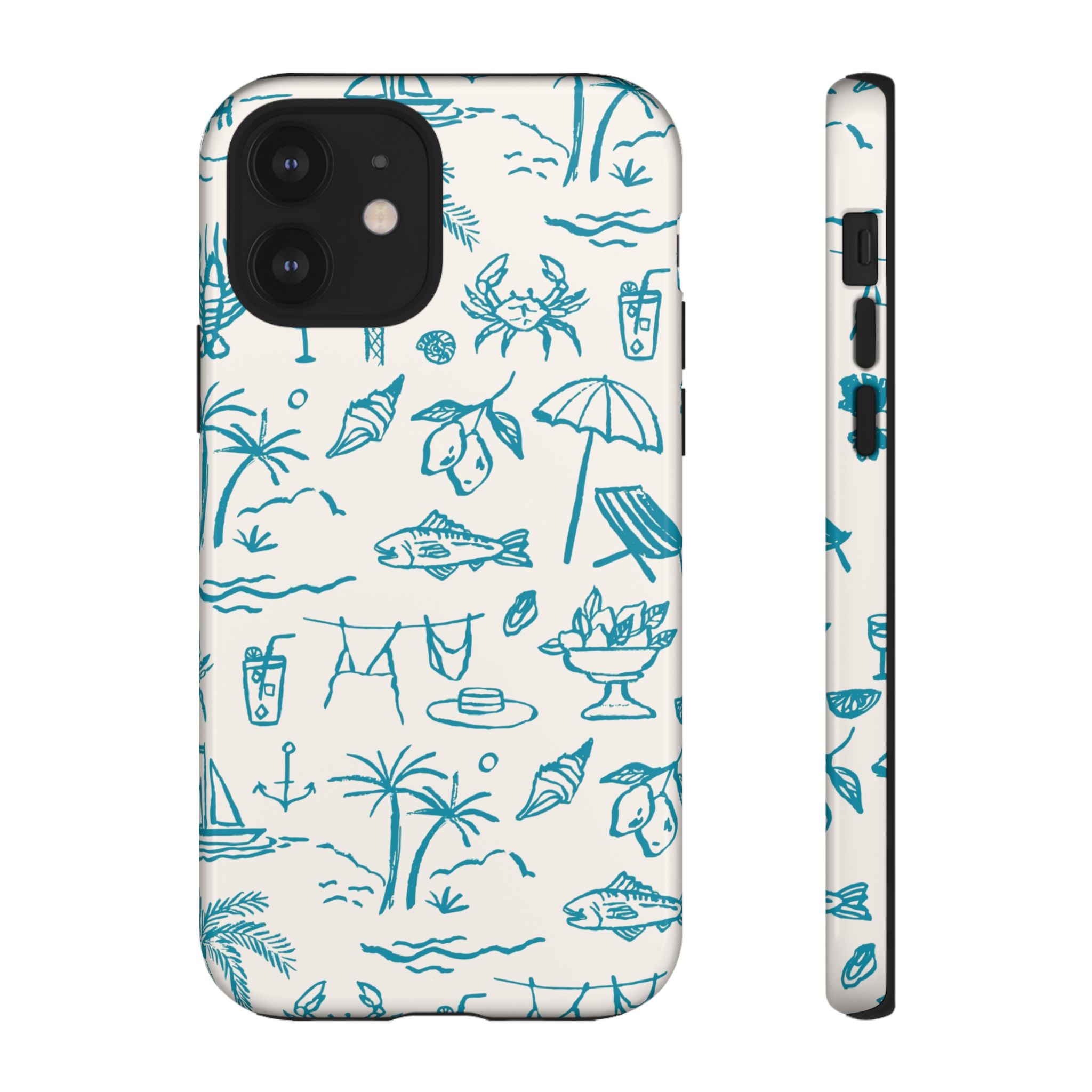 Meet Me Seaside iPhone Case