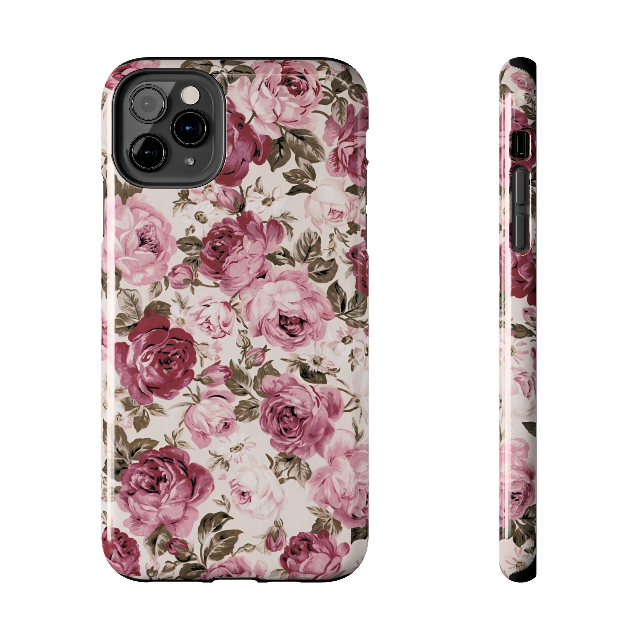Love Story Romantic Floral iPhone Case
