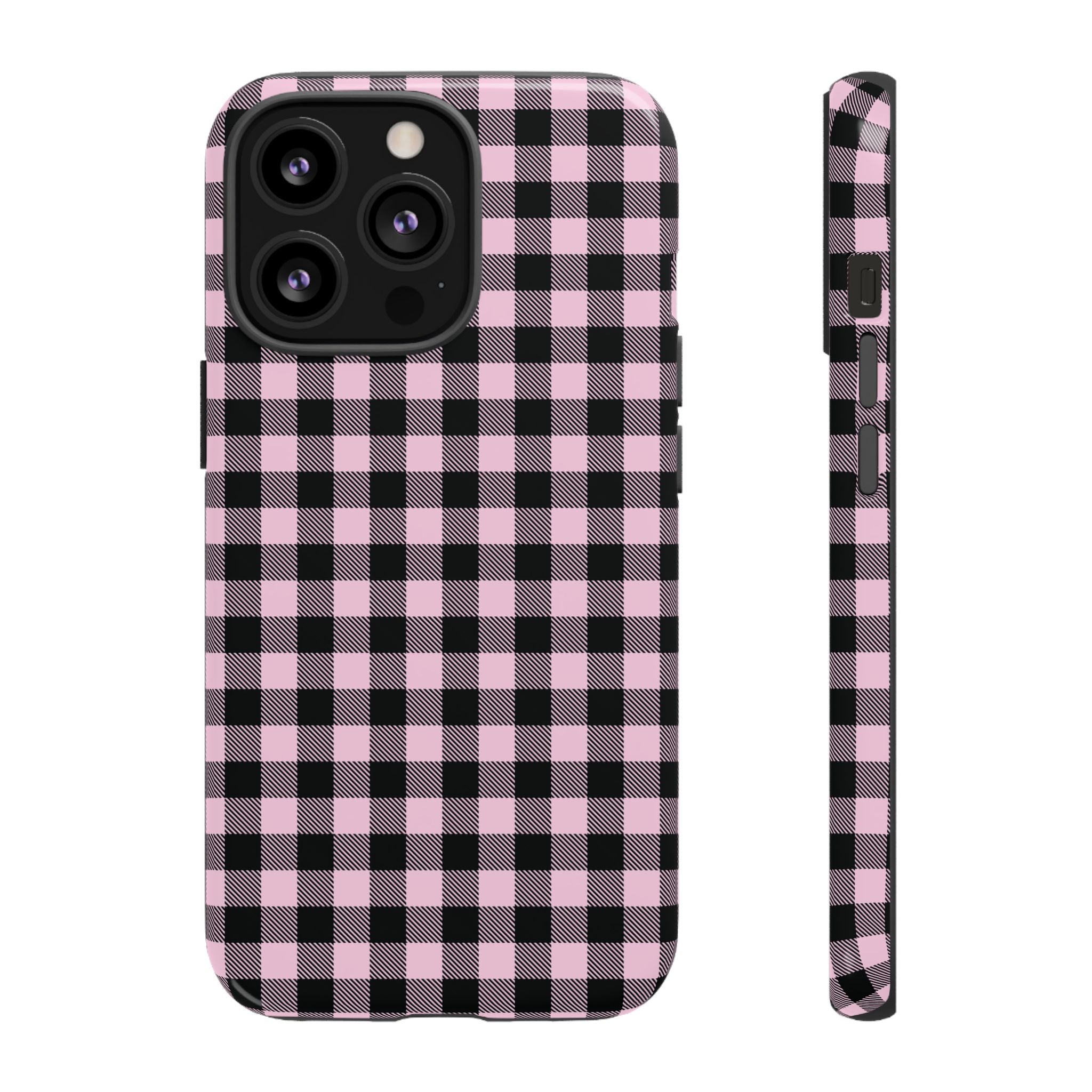 Pink Punk | Gingham iPhone Case
