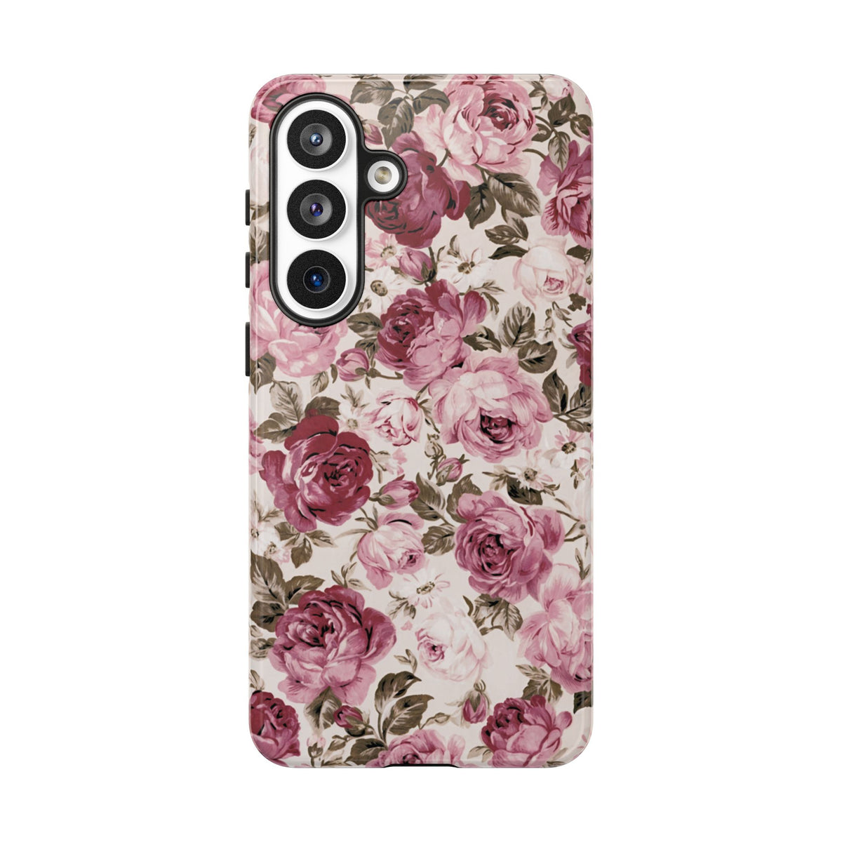 Love Story | Vintage Pink Rose Floral Galaxy Case
