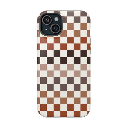 Neutral Check | Checkerboard iPhone Case