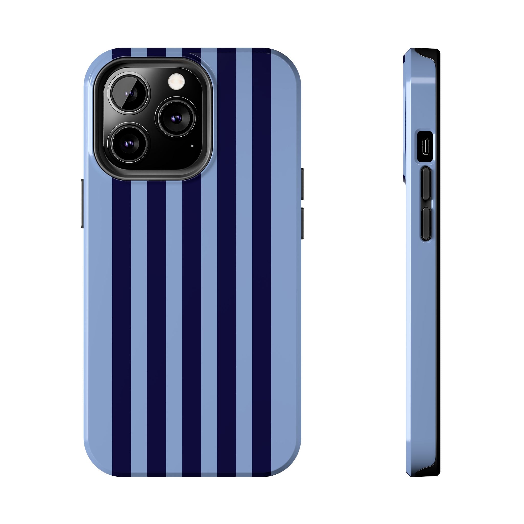 Blueberry Stripe iPhone Case