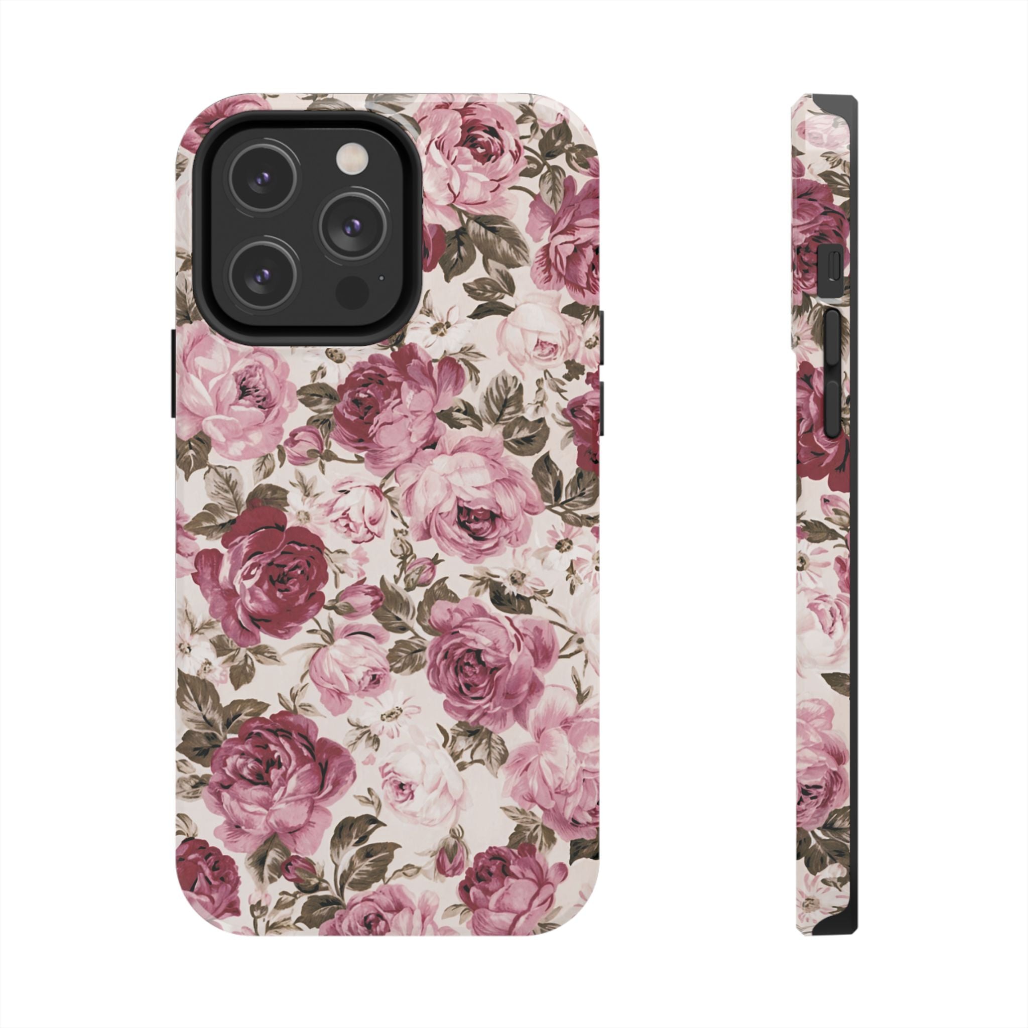 Love Story Romantic Floral iPhone Case