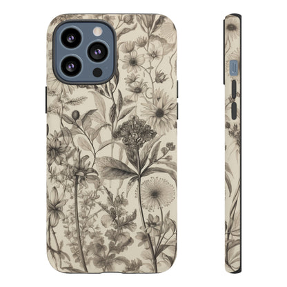 Vintage Wildflowers | Neutral Floral Case