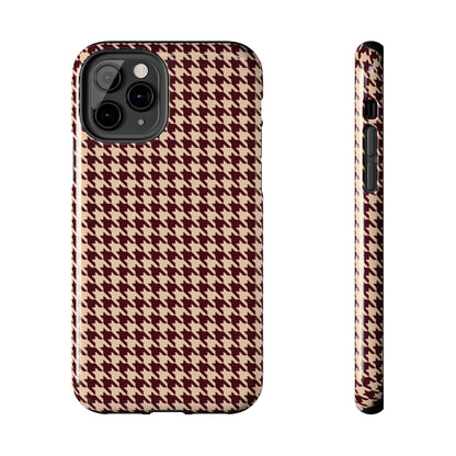 Prep School | Houndstooth iPhone Case