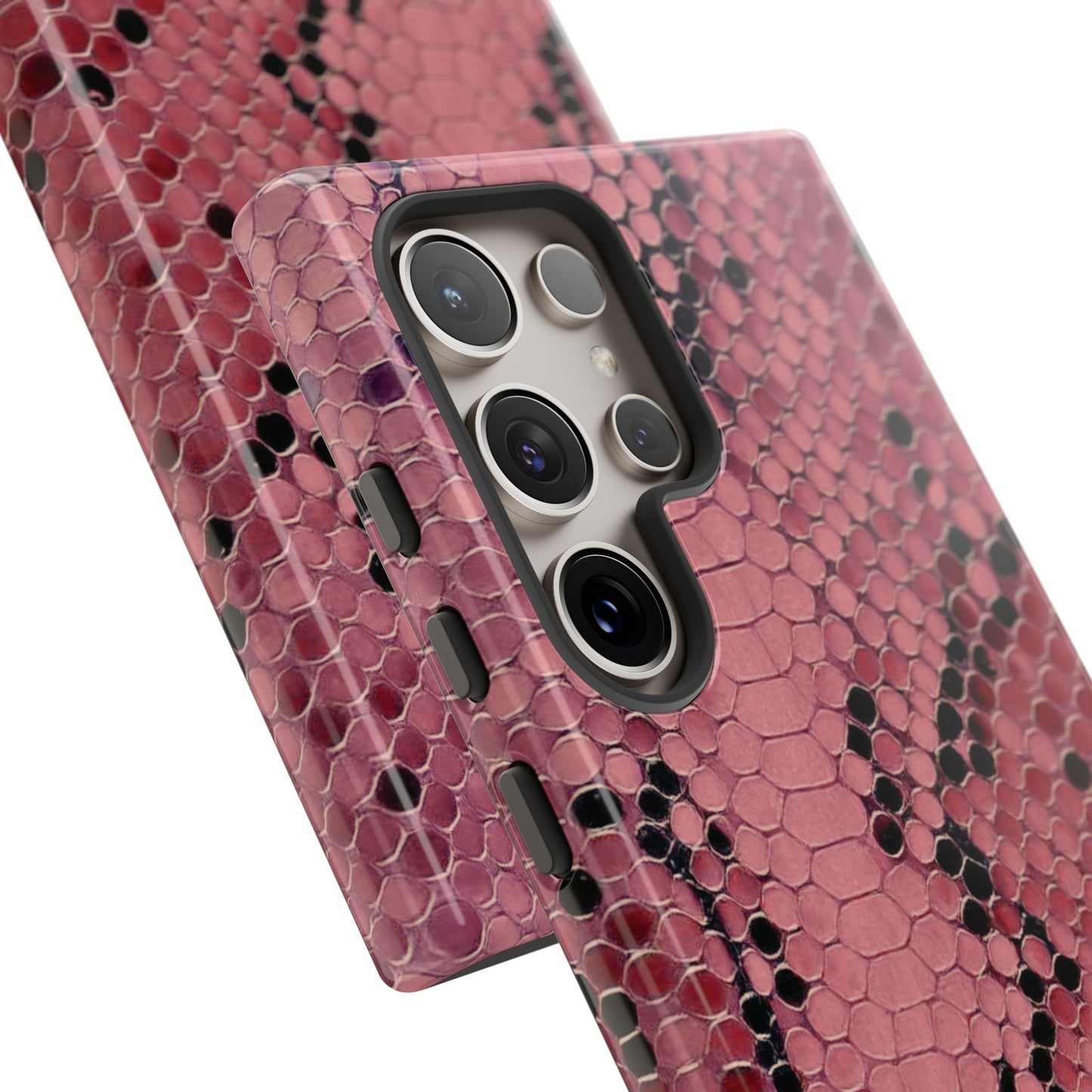 Coque Samsung à imprimé python rose | serpent