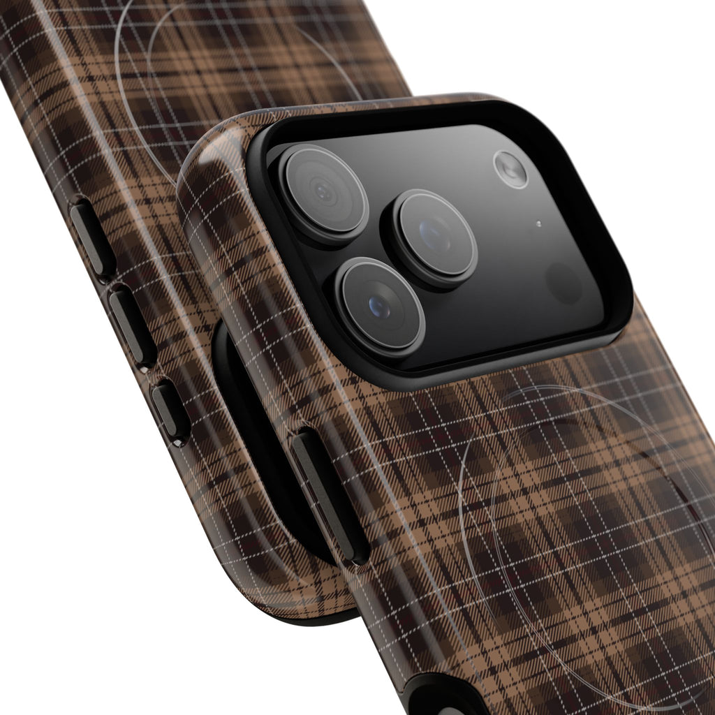 Fireside | Brown Plaid MagSafe Case