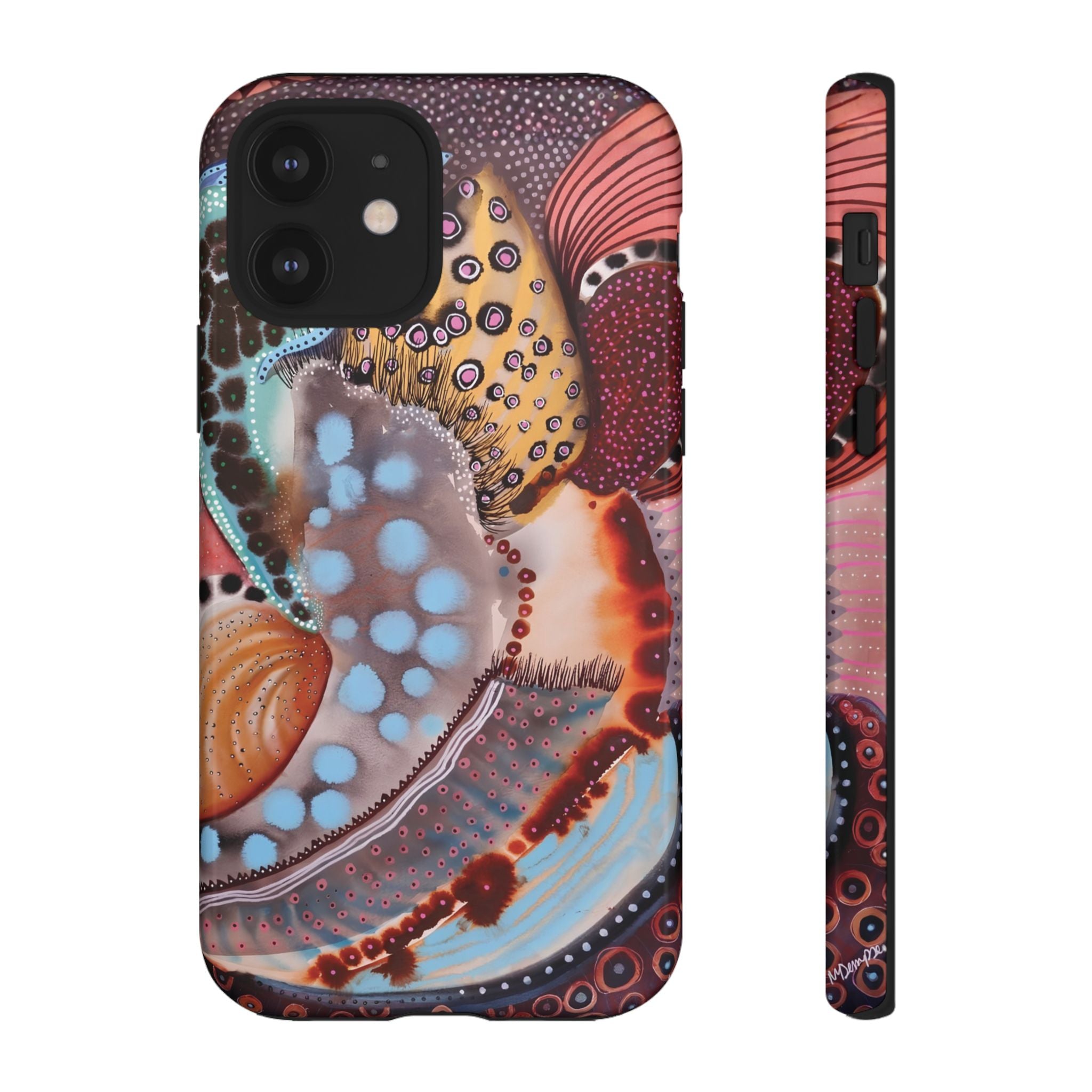 Ocean Echo | Abstract Sea Life iPhone Case