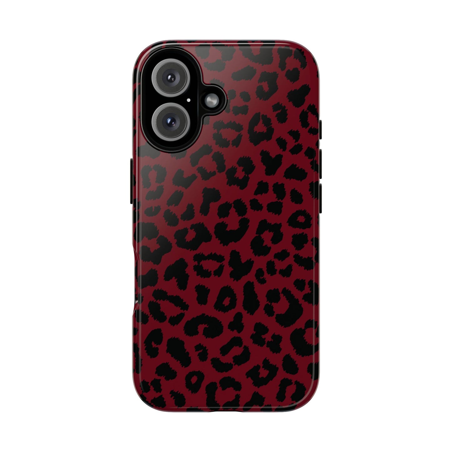 Gone Wild  | Red Leopard Print iPhone Case