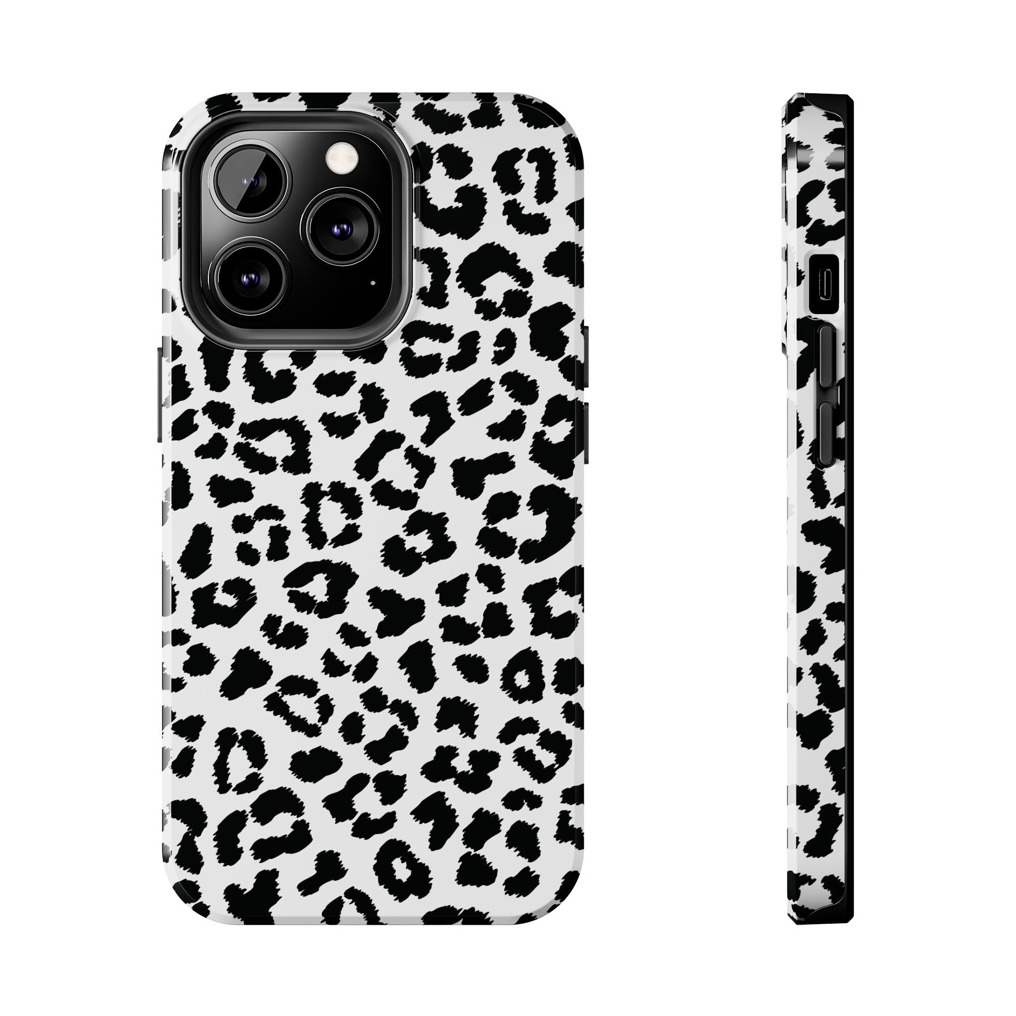 Meow | Funda para iPhone con estampado de leopardo